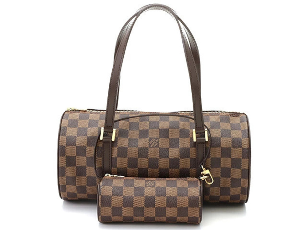 LOUIS VUITTON Papillon Handbag Damier Mille